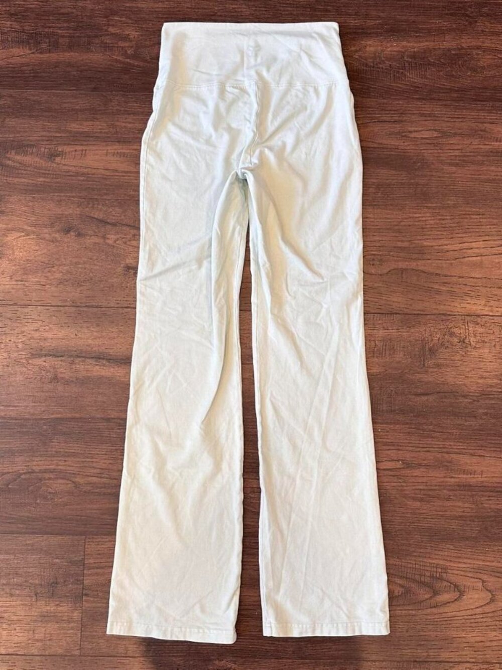 ARITZIA LIGHT MINT HIGH WAISTED FLARE YOGA PANTS